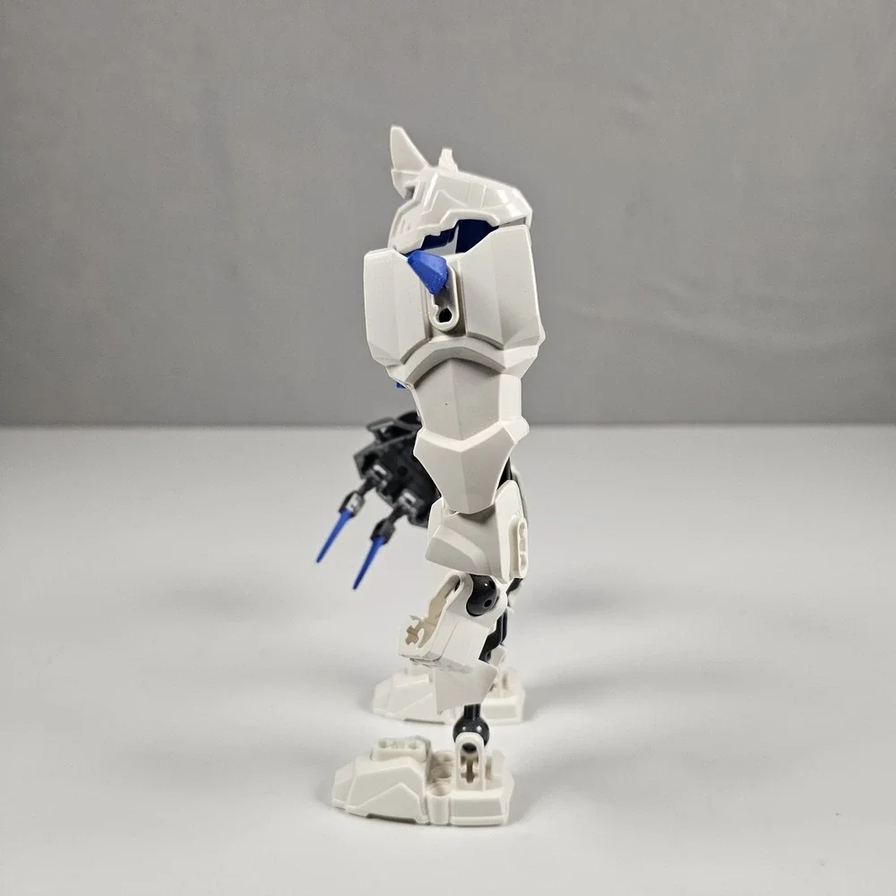 LEGO Hero Factory‎ Stormer Figure White Blue Robot Action Figure Incomplete